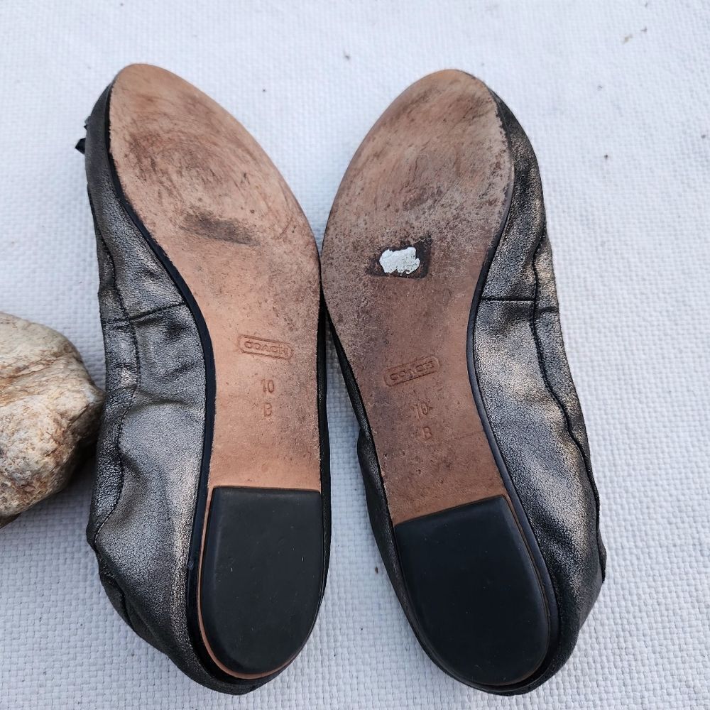 Coach Melanie metallic embellished flats - Picture 3 of 6